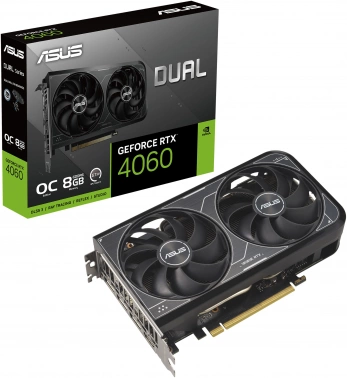 Видеокарта Asus PCI-E 4.0  DUAL-RTX4060-O8G-V2