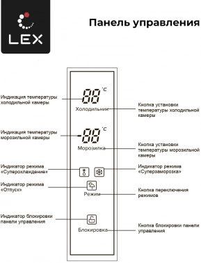 Холодильник Lex LFD575BxID