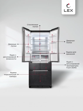 Холодильник Lex LFD424StGIDBI
