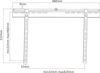 Кронштейн для телевизора Ultramounts UM817F