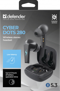 Гарнитура внутриканальные Defender CyberDots 280