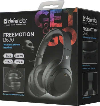Гарнитура накладные Defender FreeMotion B690