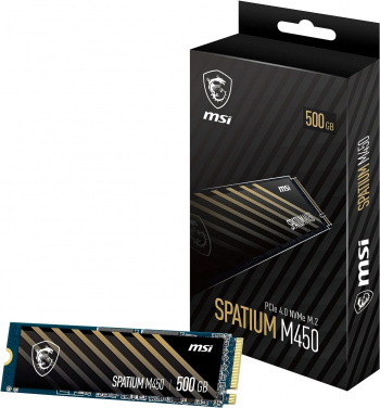 Накопитель SSD MSI PCIe 4.0 x4 500GB S78-440K220-P83 M450
