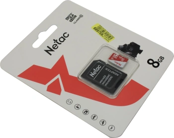 Флеш карта microSDHC 8GB Netac  NT02P500ECO-008G-R