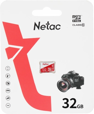 Флеш карта microSDHC 32GB Netac  NT02P500ECO-032G-S