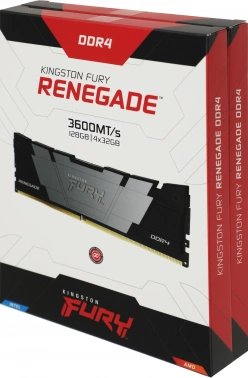 Память DDR4 4x32GB 3600MHz Kingston  KF436C18RB2K4/128