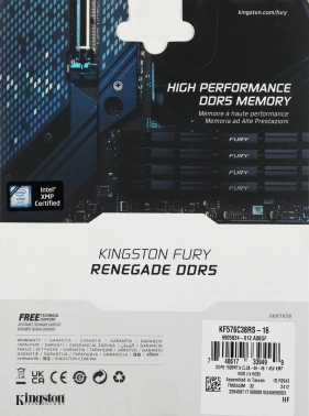 Память DDR5 16GB 7600MHz Kingston  KF576C38RS-16