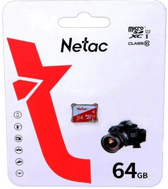 Флеш карта microSDXC 64GB Netac  NT02P500ECO-064G-S