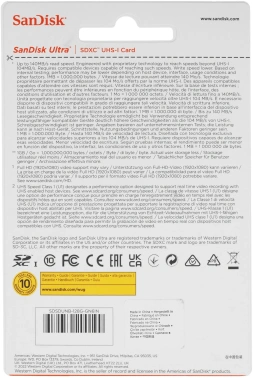 Флеш карта SDXC 128GB Sandisk  SDSDUNB-128G-GN6IN