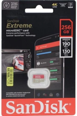 Флеш карта microSDXC 256GB Sandisk  SDSQXAV-256G-GN6MN
