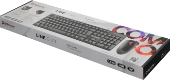 Клавиатура + мышь Defender Line C-511