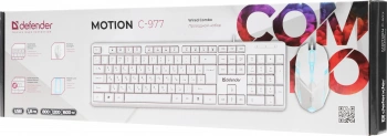 Клавиатура + мышь Defender Motion C-977