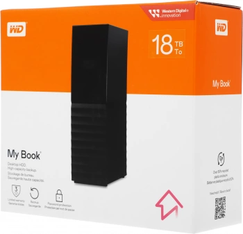 Жесткий диск WD USB3.0 18TB WDBBGB0180HBK-EESN