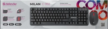 Клавиатура + мышь Defender Milan C-992