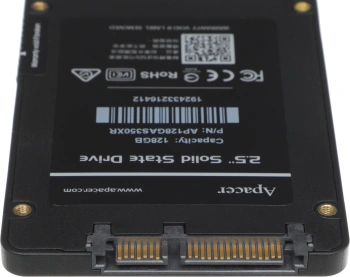 Накопитель SSD Apacer SATA-III 128GB AP128GAS350XR-1 AS350X