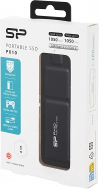 Накопитель SSD Silicon Power USB-C 1TB SP010TBPSDPX10CK PX10
