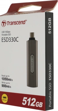 Накопитель SSD Transcend USB-C 512GB TS512GESD330C ESD330C