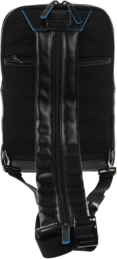 Рюкзак слинг мужской Piquadro Blue Square CA6589B2/N черный кожа