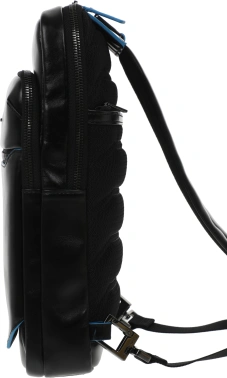 Рюкзак слинг мужской Piquadro Blue Square CA6589B2/N черный кожа
