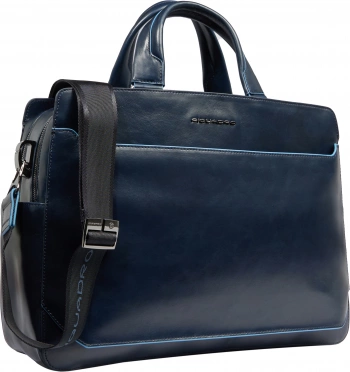 Деловая сумка Piquadro Blue Square CA6590B2/BLU2 с отделением для ноутбука 15.6