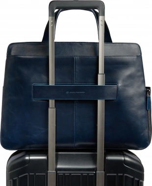 Деловая сумка Piquadro Blue Square CA6590B2/BLU2 с отделением для ноутбука 15.6
