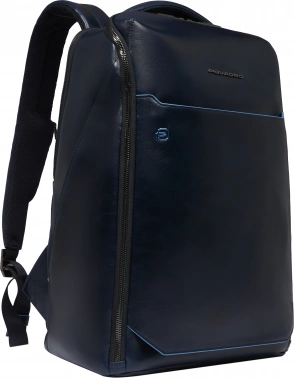 Рюкзак мужской Piquadro Blue Square CA6591B2/BLU2 темно-синий кожа