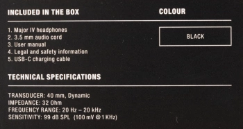 Гарнитура накладные Marshall Major IV