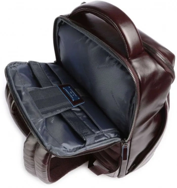 Рюкзак мужской Piquadro Blue Square CA6591B2/MO красное дерево кожа