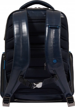 Рюкзак мужской Piquadro Blue Square CA6592B2BM/BLU2 темно-синий кожа