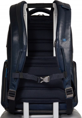 Рюкзак мужской Piquadro Blue Square CA6592B2BM/BLU2 темно-синий кожа