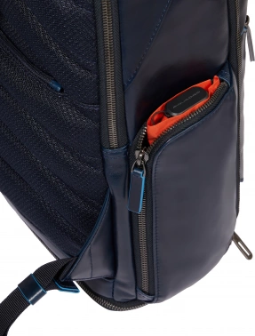 Рюкзак мужской Piquadro Blue Square CA6592B2BM/BLU2 темно-синий кожа