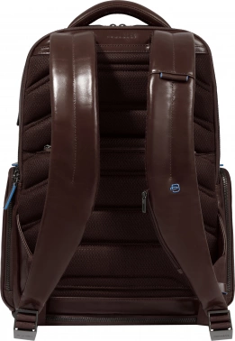 Рюкзак мужской Piquadro Blue Square CA6592B2BM/MO красное дерево кожа