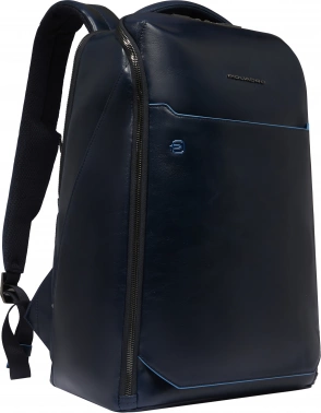 Рюкзак мужской Piquadro Blue Square CA6593B2/BLU2 темно-синий кожа