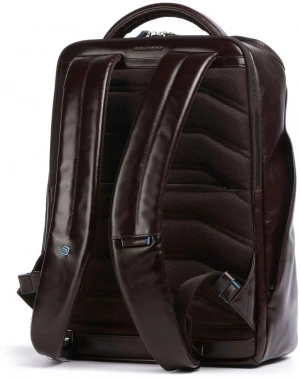 Рюкзак мужской Piquadro Blue Square CA6593B2/MO красное дерево кожа