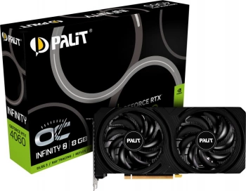 Видеокарта Palit PCI-E 4.0  RTX4060 INFINITY 2 OC