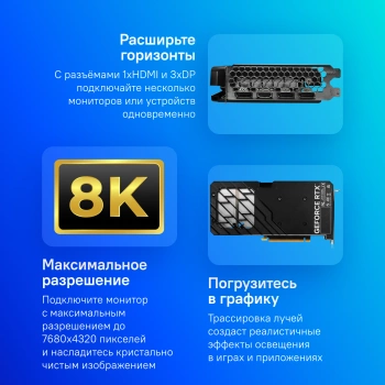 Видеокарта Palit PCI-E 4.0  PA-RTX4060 INFINITY 2