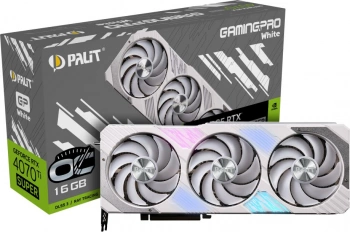 Видеокарта Palit PCI-E 4.0  RTX4070Ti SUPER GAMINGPRO WHITE OC