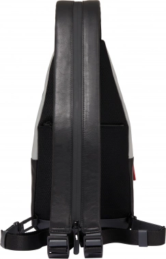 Рюкзак слинг мужской Piquadro Urban CA6540UB00/GRN серый/черный кожа