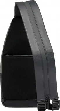 Рюкзак слинг мужской Piquadro Urban CA6540UB00/NGR черный/серый кожа