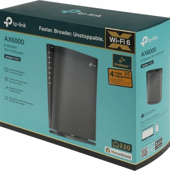Роутер беспроводной TP-Link Archer AX80(EU)