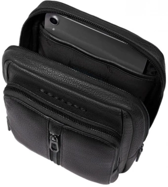 Сумка мужская Piquadro Hedley CA3084W130/N черная натур.кожа