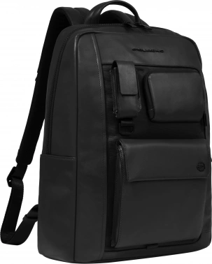Рюкзак мужской Piquadro Liko CA6442W131/N черный кожа/ткань