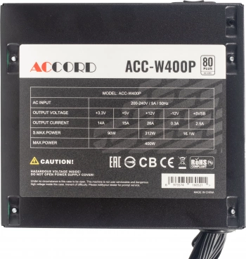 Блок питания Accord ATX 400W ACC-W400P