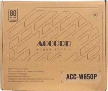 Блок питания Accord ATX 650W ACC-W650P