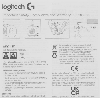Наушники с микрофоном Logitech G Pro X 2 Lightspeed
