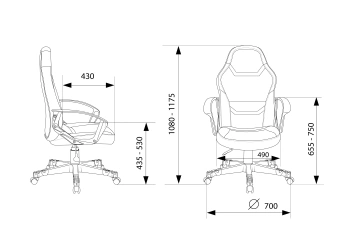 Кресло игровое Zombie  100