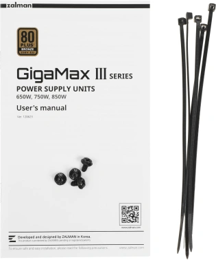 Блок питания Zalman ATX 750W ZM750-GV3 Gen.5