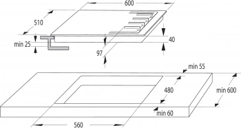 Газовая варочная поверхность Gorenje Essential GTW641AKB