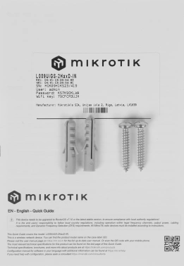 Роутер беспроводной MikroTik L009UiGS-2HaxD-IN