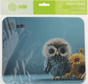Коврик для мыши Cactus Owl blue